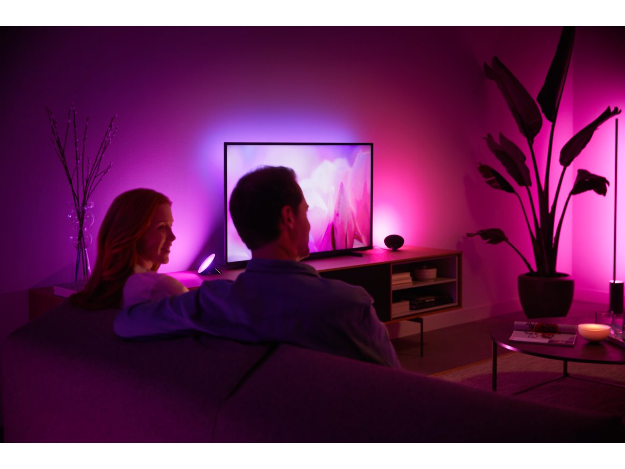 Hue Bloom LED-tafellamp - zwart | Philips Hue NL