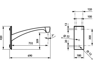  PLAISANCE BRACKETS