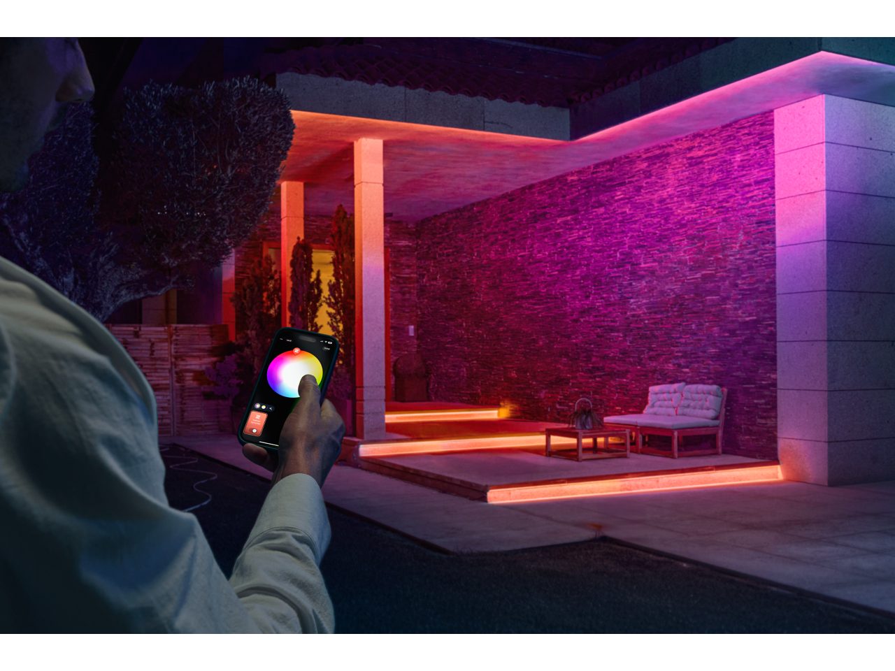 Flux Outdoor Multicolor LED Strip 33ft | Philips Hue