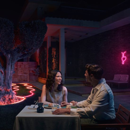 Create an oasis of neon