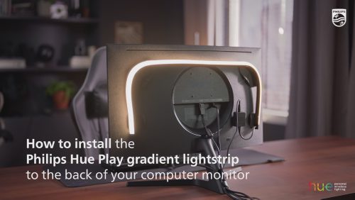 Hue Play Gradient Lightstrip 32 34 inch PC Monitors Philips Hue UK