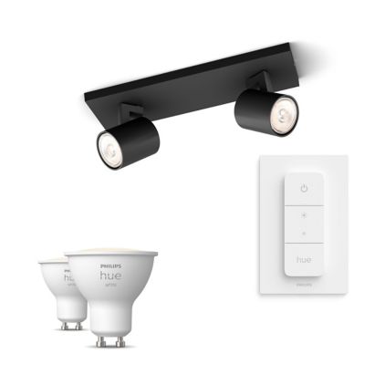 An image of product of the Pack de 2 spots Runner + Dimmer Switch + ampoules GU10 à lumière blanche