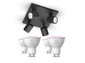 Pack de 4 spots Myliving Runner + ampoules GU10 à couleur variable