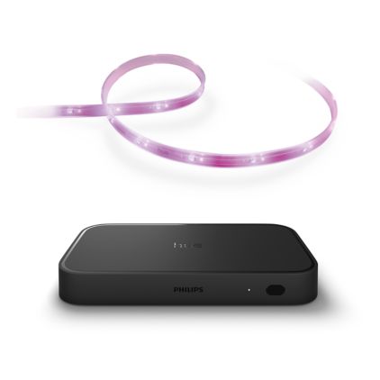 Close-up van de voorkant van Bundel: Lightstrip + Hue Sync Box 8K