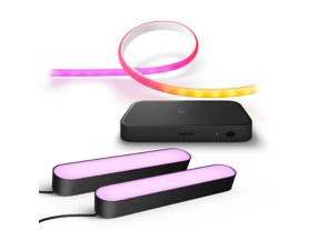 Bundle: Gradient lightstrip + Hue sync box 8K + 2-pack Play bar black