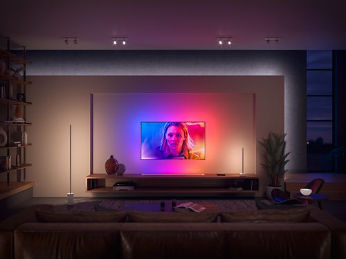 Hue White and color ambiance Play gradient light tube large