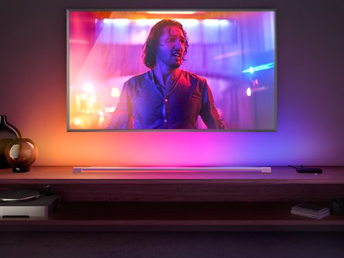 Hue White and color ambiance Play gradient light tube large