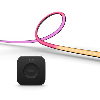 Primo piano della parte anteriore di Striscia LED Gradient 65" + Bridge Pro