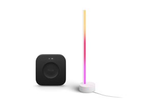 Signe gradient table lamp in white + Bridge Pro