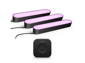 Play Lightbar in schwarz (Doppelpack) + Play Lightbar Erweiterung + Bridge Pro