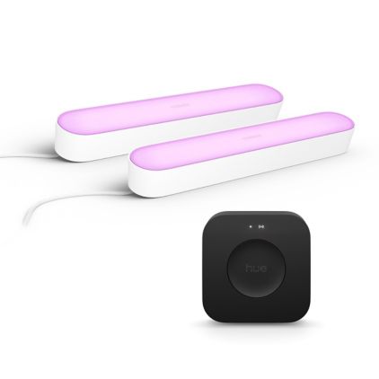 Närbild på framsidan av Paket: 2 x Play light bars + Bridge Pro