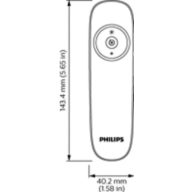 Dimension Drawing (without table) - IRT9020/00 Simple Transmitter IR Point