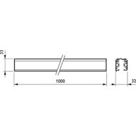 Dimension Drawing (without table) - RCS750 3C L1000 ALU (XTS4100-1)