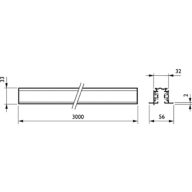Dimension Drawing (without table) - RBS750 5C6 L3000 BK (XTSCF6300-2)