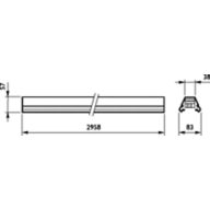 Dimension Drawing (without table) - 4MX656 492 7x2.5 SI
