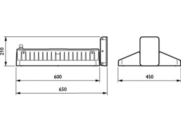 Dimension Drawing (without table) - BY471X GRN250S/840 WB PC ACW SI