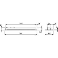 Dimension Drawing (without table) - RC463B 40S/940 PSD W31L125 CPC