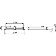 Dimension Drawing (without table) - RC461B 28S/BU840 PSD W60L60 VPC SC