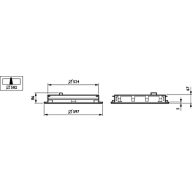 Dimension Drawing (without table) - RC461B 34S/940 PSD W60L60 PCV