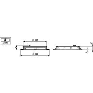 Dimension Drawing (without table) - RC463B 34S/930 PSD W62L62 CPC
