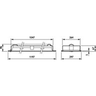 Dimension Drawing (without table) - RC461B 80S/TW9 DIA W30L120 VPC
