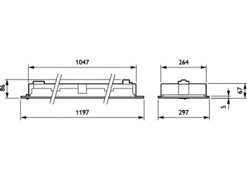 Dimension Drawing (without table) - RC461B 80S/TW9 DEIA W30L120 VPC