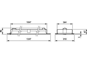 Dimension Drawing (without table) - RC463B 80S/TW9 DEIA W31L125 VPC