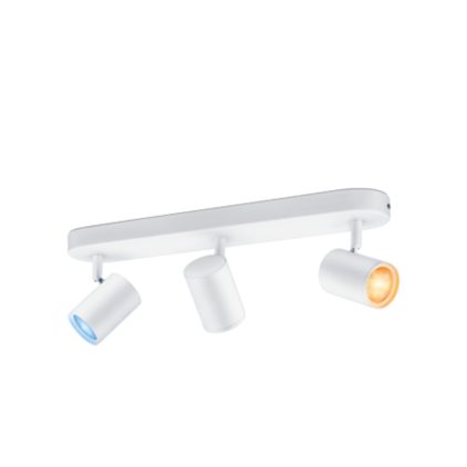 Gros plan de l'avant de 3 spots orientables IMAGEO