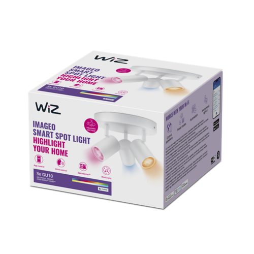 Spot 3spots orientables IMAGEO Plaque ronde