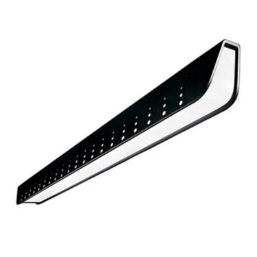 Jump Surface Asymmetric LED, 2000 lm/4ft, 3000/3500/4000K Direct, Ribbed MesoOptics Lens - Splash/Pixel