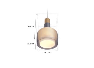 Dimension Drawing (without table) - DL J1S PS E27 OT101GR000 ABS410 FBK BK