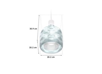 Dimension Drawing (without table) - DL J2S PS E27 OT310BL001 AWH300 FWH WH