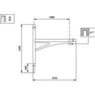 Dimension Drawing (without table) - JSB710 MBP-S 1000 60 RAL