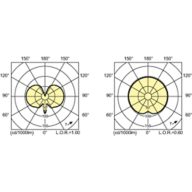 Light Distribution Diagram - MASTERC CDM-T Elite 70W/942 G12 1CT