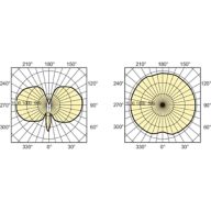 Light Distribution Diagram - MASTERC CDM-T Elite 150W/930 G12 1CT/12