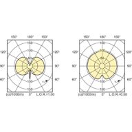 Light Distribution Diagram - MASTERC CDM-TC Elite 20W/830 G8.5 1CT/12