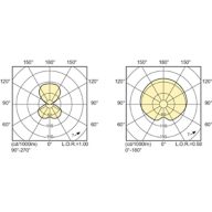 Light Distribution Diagram - MASTERC CDM-TD 70W/942 RX7s 1CT/12