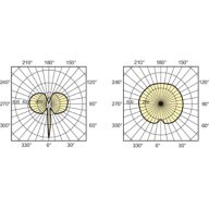 Light Distribution Diagram - MASTERC CDM-T 35W/830 G12 1CT/12