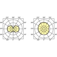 Light Distribution Diagram - MASTERC CDM-TC Elite 70W/930 G8.5 1CT/12