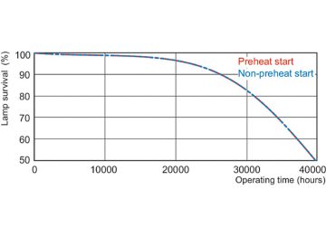 Life expectancy diagram - 24 hour cycle