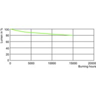 Lumen Maintenance Diagram - MC CDM-R Elite 35W/930 E27 PAR30L 30D
