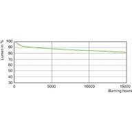 Lumen Maintenance Diagram - MASTERC CDM-T Elite 50W/942 G12 1CT
