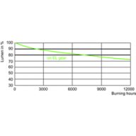 Lumen Maintenance Diagram - MASTERC CDM-T Elite 150W/930 G12 1CT/12
