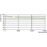 Lumen Maintenance Diagram - MASTERC CDM-TC Elite 50W/942 G8.5 1CT