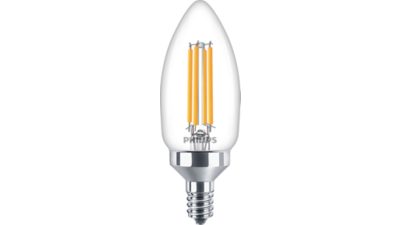 UltraEfficient Filament Bulb Clear 60W B11 E12 x2