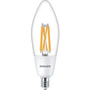LED 2&nbsp;velas de filamento transparentes B12 E12 de 40W