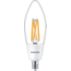 LED Filament Candle Clear 40W B12 E12 x2