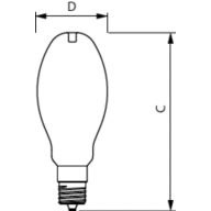 Dimension Drawing (with table) - 54GC/LED/830 EX39 BB 6/1