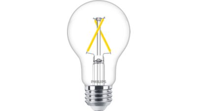 LED Filament Bulb Clear 40W A19 E26 x2