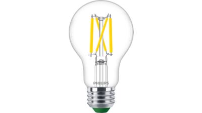 Ultraeficiente Foco de filamento transparente A19 E26 de 60W